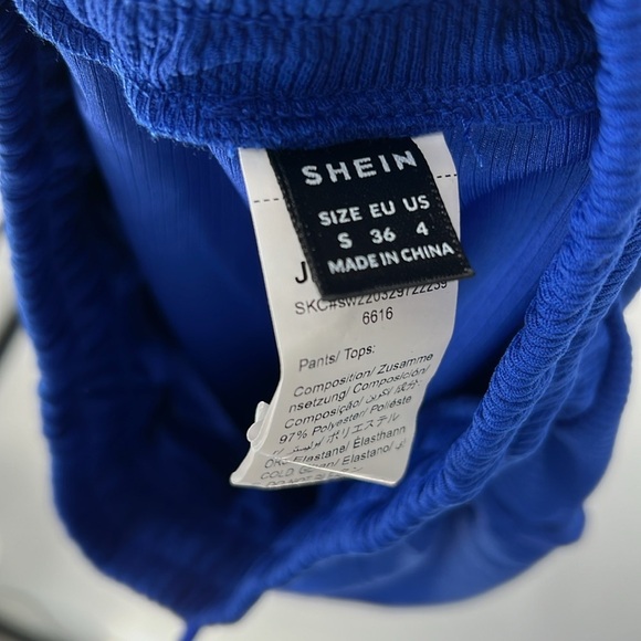 Shein NWT women’s two piece shorts tank set 4 - Picture 9 of 10